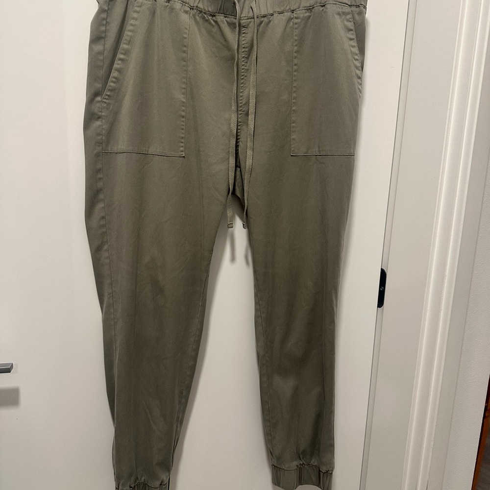 Buffalo David Bitton Olive Drawstring Joggers